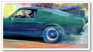 Steve McQueen and the  Bullitt Mustang